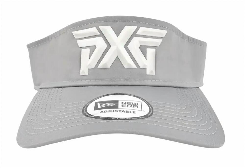 NEW PXG unisex sport visor adjustable velcro cap in medium grey